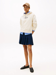 Tommy Hilfiger dámska krémová mikina - XS (AEF)