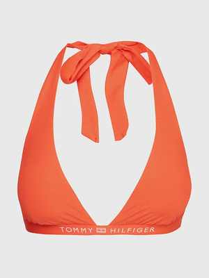 Tommy Hilfiger dámska oranžová plavková podprsenka - XS (SNX)