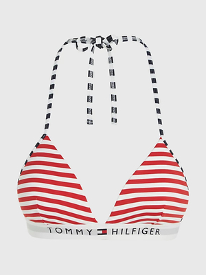 Tommy Hilfiger dámska pruhovaná plavková podprsenka - XS (0K7)