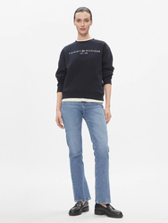 Tommy Hilfiger dámska tmavo modrá mikina  - XL (DW5)