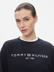 Tommy Hilfiger dámska tmavo modrá mikina  - XL (DW5)