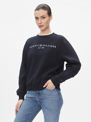 Tommy Hilfiger dámska tmavo modrá mikina  - XS (DW5)