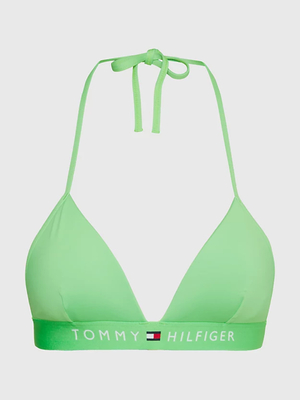 Tommy Hilfiger dámska zelená plavková podprsenka - M (LWY)