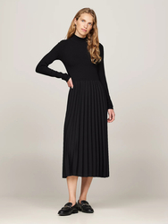 Tommy Hilfiger dámske čierne šaty - S (BDS)