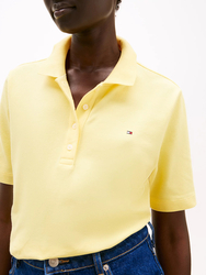 Tommy Hilfiger dámske žlté polo tričko - XS (ZF0)