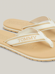 Tommy Hilfiger dámske béžové žabky - 36 (ACR)