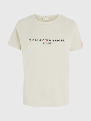 Tommy Hilfiger dámske béžové tričko - M (RBS)