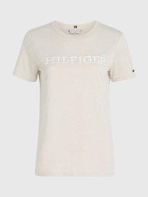 Tommy Hilfiger dámske béžové tričko - XS (ACI)