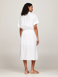 Tommy Hilfiger dámske biele šaty - 34 (YCF)