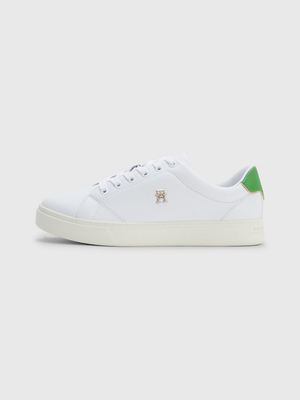 Tommy Hilfiger dámske biele kožené tenisky - 40 (0K6)