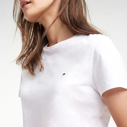 Tommy Hilfiger dámske biele tričko - XS (100)