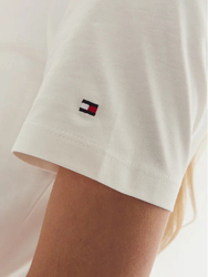 Tommy Hilfiger dámske biele tričko - L (YBH)
