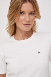 Tommy Hilfiger dámske biele tričko - XS (YBL)