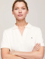 Tommy Hilfiger dámske krémové šaty  - M (AEF)