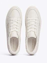 Tommy Hilfiger dámske krémové tenisky Monogram - 36 (Z00)