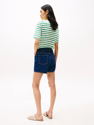 Tommy Hilfiger dámske modré šortky  - 25/NI (1A4)