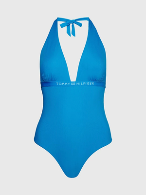 Tommy Hilfiger dámske modré jednodielne plavky - XS (CZW)