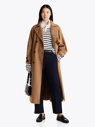 Tommy Hilfiger dámske modré nohavice Punto - 34 (C1G)