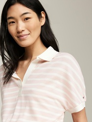 Tommy Hilfiger dámske prúžkované polo tričko - M (0D8)