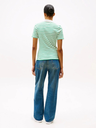 Tommy Hilfiger dámske pruhované polo tričko 1985 - XS (0FO)