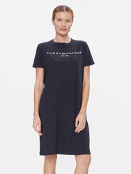 Tommy Hilfiger dámske tmavo modré šaty Rlx - S (DW5)