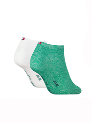 Tommy Hilfiger dámske zelené ponožky  - 35/38 (042)