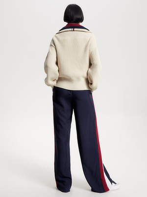 Tommy Hilfiger dámsky béžový sveter - S (ACI)