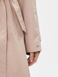 Tommy Hilfiger dámsky béžový trenčkot - 36 (AEG)
