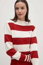 Tommy Hilfiger dámsky pruhovaný sveter - XS (XNN)