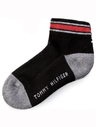 Tommy Hilfiger detské čierne ponožky - 27 (200)