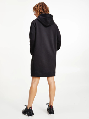 Tommy Hilfiger dámske čierne mikinové šaty - S (BDS)