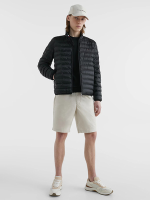 Tommy Hilfiger pánska čierna bunda Packable - XL (BDS)