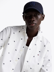 Tommy Hilfiger pánska biela košeľa Oxford - S (0K4)