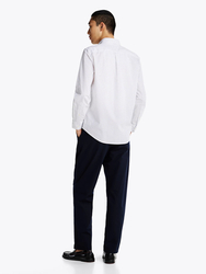Tommy Hilfiger pánska biela košeľa Poplin - L (0K4)