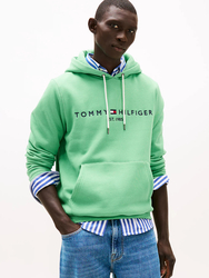 Tommy Hilfiger pánska zelená mikina Logo - S (L3J)
