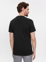 Tommy Hilfiger pánske čierne tričko  - S (BDS)