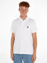 Tommy Hilfiger pánske biele polotričko - L (YBR)