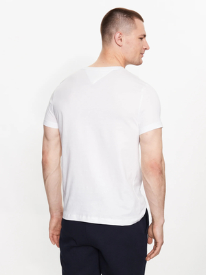 Tommy Hilfiger pánske biele tričko - XXL (YBR)