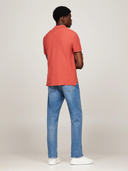 Tommy Hilfiger pánske tehlové polo tričko - S (XM0)