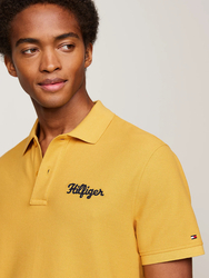 Tommy Hilfiger pánske horčicové polo tričko  - L (ZE1)