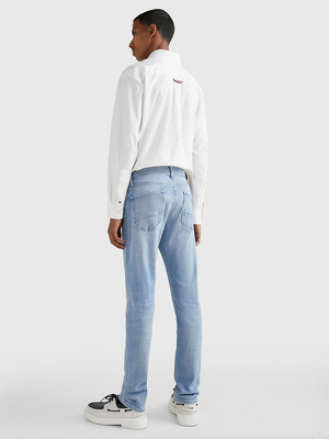 Tommy Hilfiger pánske modré džínsy Bleecker - 34/32 (1AC)