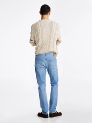 Tommy Hilfiger pánske modré džínsy Straight - 30/32 (1AC)