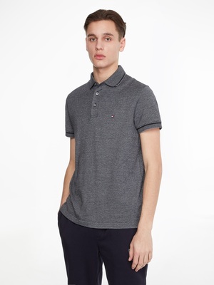 Tommy Hilfiger pánske modré polo tričko Mouline - L (DW5)