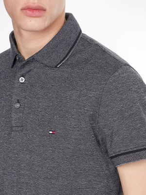 Tommy Hilfiger pánske modré polo tričko Mouline - L (DW5)