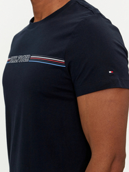 Tommy HIlfiger pánske modré tričko - M (DW5)