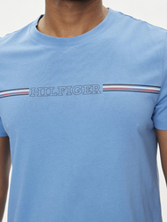 Tommy Hilfiger pánske modré tričko - L (C30)