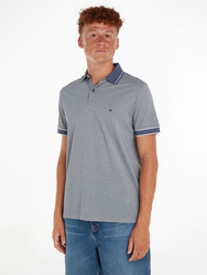 Tommy Hilfiger pánske modré polotričko - M (C9T)