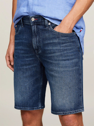 Tommy Hilfiger pánske riflové šortky - 30/NI (1BL)