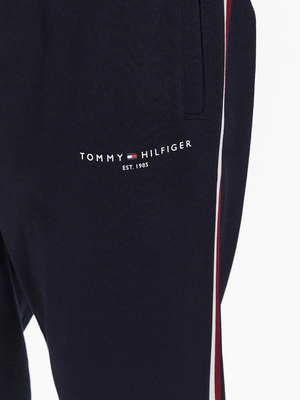 Tommy Hilfiger pánske tmavo modré tepláky Global stripe - S (DW5)