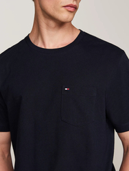 Tommy Hilfiger pánske tmavo modré tričko - S (DW5)